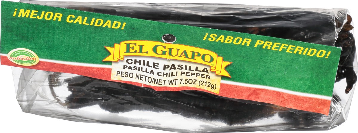 slide 7 of 9, El Guapo Whole Pasilla Chili (Pasilla Chile Entero), 7.5 oz, 7.5 oz