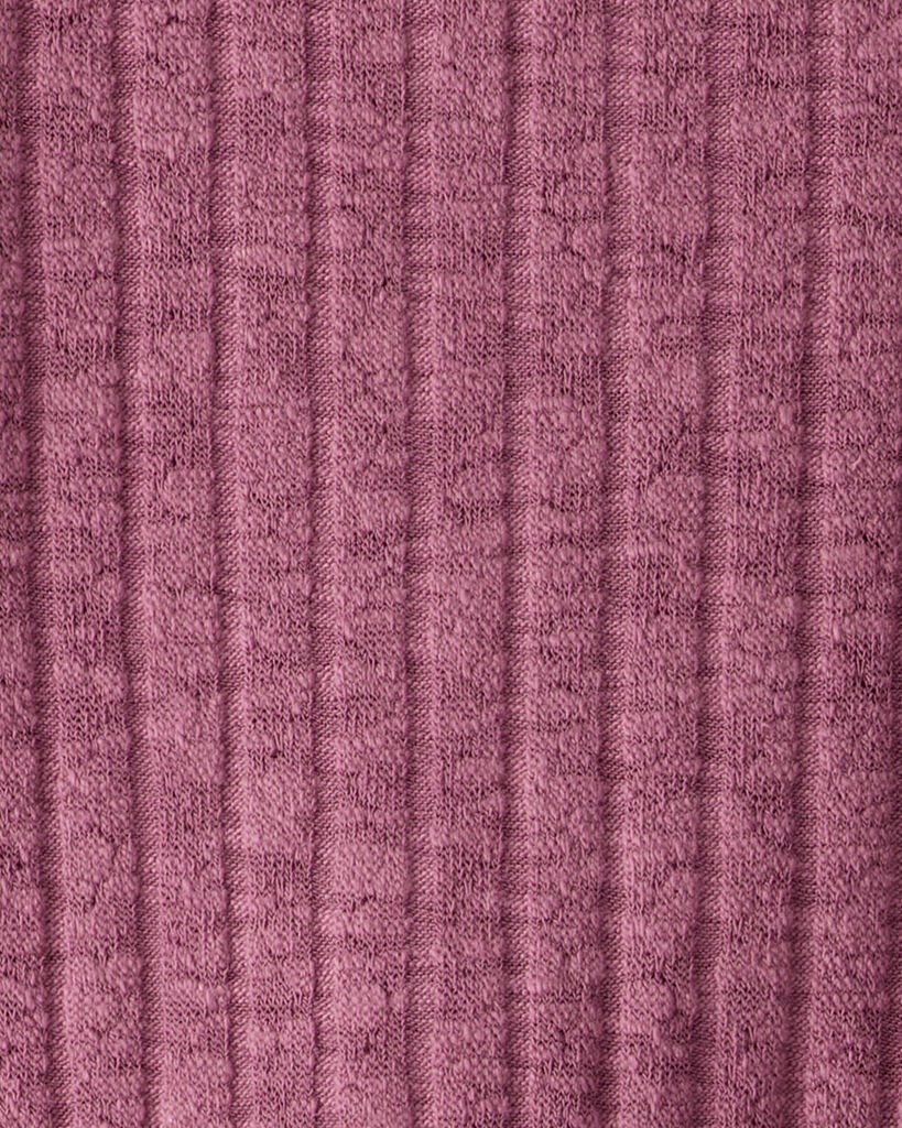 slide 2 of 2, Oshkosh Girls Cinched Rib Top - Purple Maroon 6-6X, 1 ct