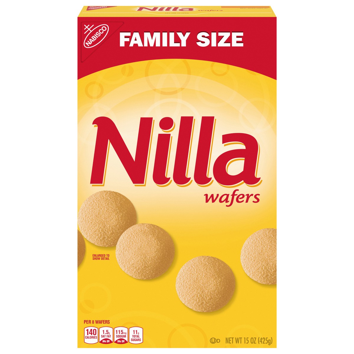 slide 12 of 13, Nilla Wafers Cookies, Vanilla Wafers, Family Size, 15 oz, 15 oz