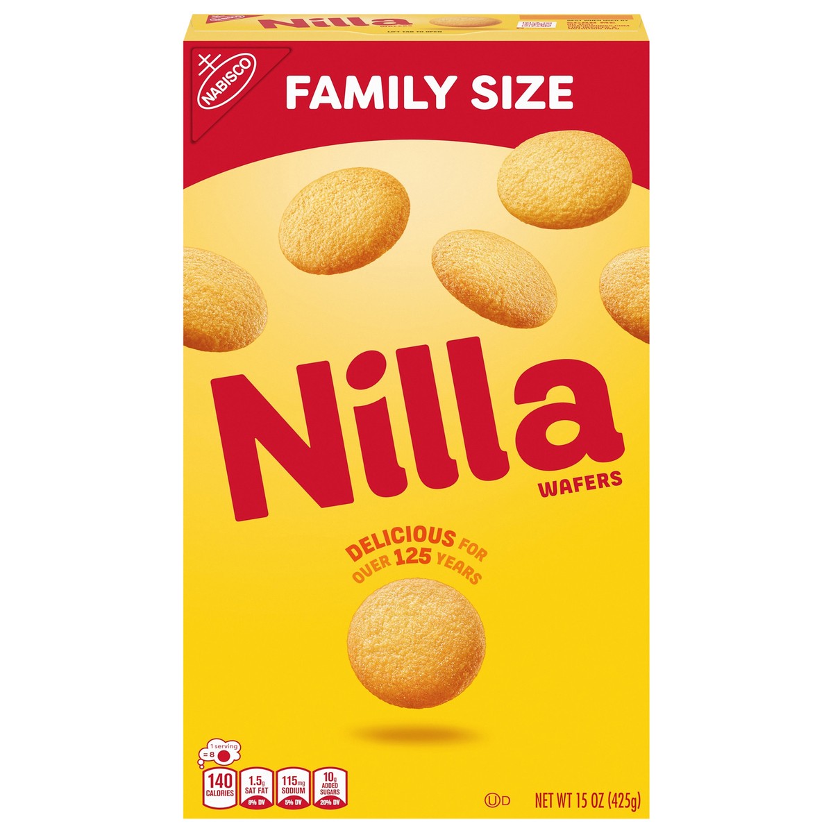 slide 1 of 13, NILLA Wafers Cookies, Vanilla Wafers, Family Size, 15 oz, 15 oz