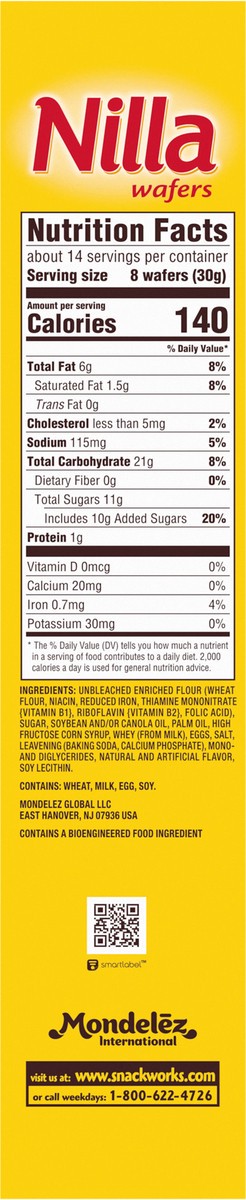 slide 13 of 13, Nilla Wafers Cookies, Vanilla Wafers, Family Size, 15 oz, 15 oz