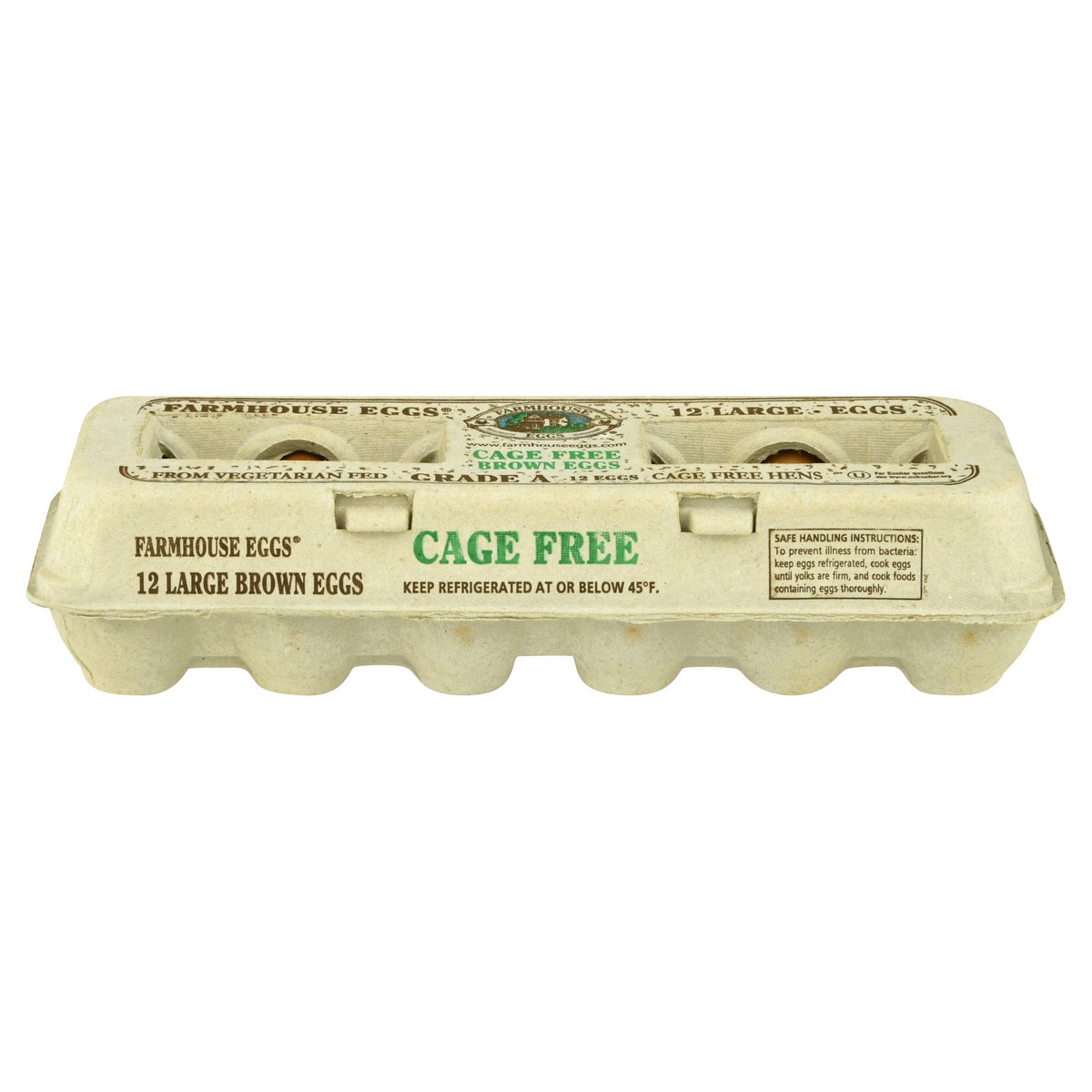 slide 1 of 13, Farmhouse Eggs Large Cage Free Brown Eggs 12 ea, 12 ct