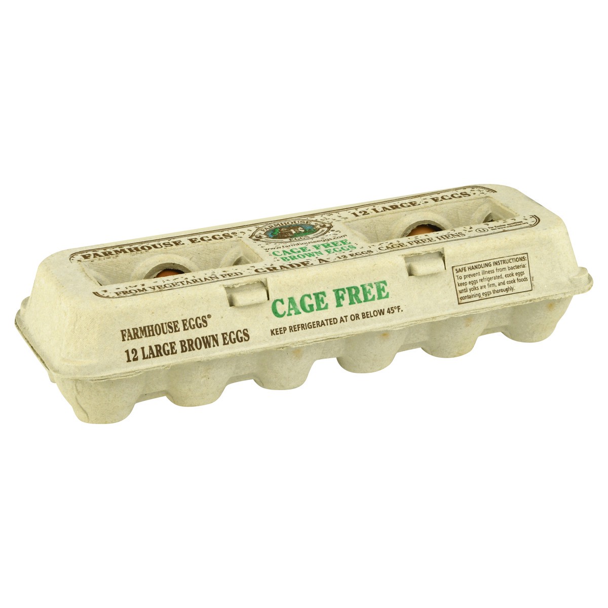 slide 6 of 13, Farmhouse Eggs Large Cage Free Brown Eggs 12 ea, 12 ct