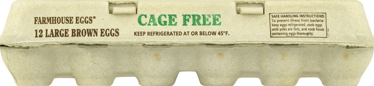 slide 1 of 13, Farmhouse Eggs Large Cage Free Brown Eggs 12 ea, 12 ct