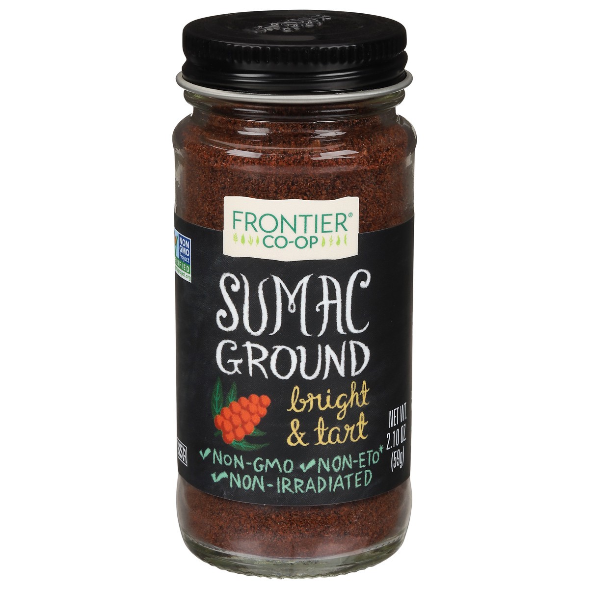 slide 1 of 9, Frontier Co-Op Ground Sumac 2.10 oz, 2.1 oz