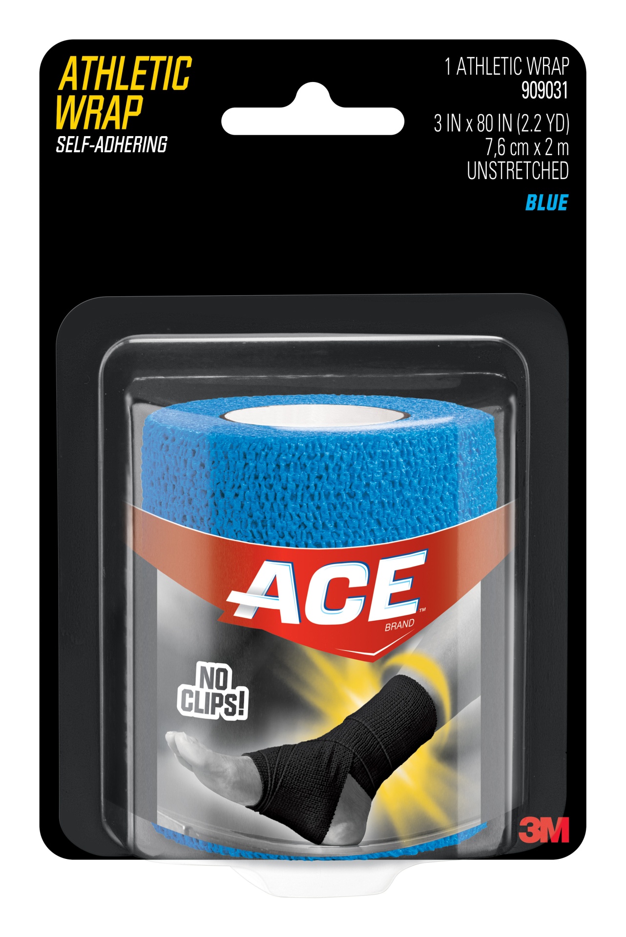 slide 1 of 1, Ace Blue Athletic Wrap, 1 ct