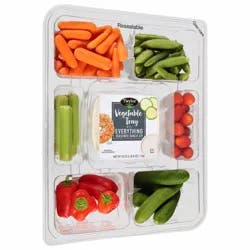 Taylor Farms Vegetable Tray with Everything Seasoned Ranch Dip 40 oz