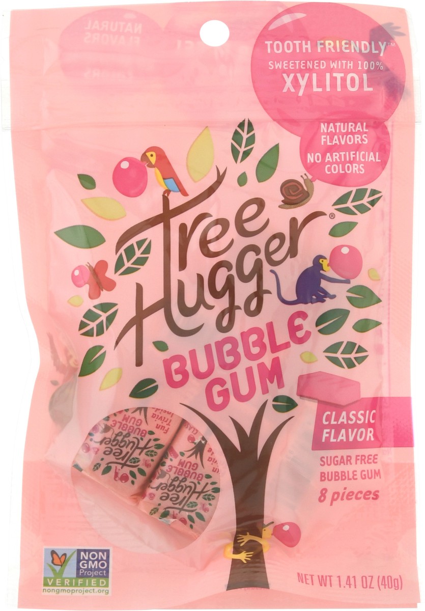 slide 4 of 12, Tree Hugger Classic Flavor Sugar Free Bubble Gum 8 Pieces, 8 ct