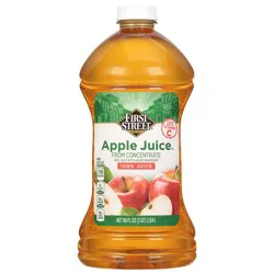 First Street Apple Juice - 96 oz