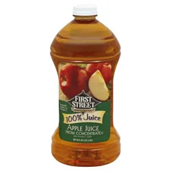 First Street Apple Juice - 96 oz