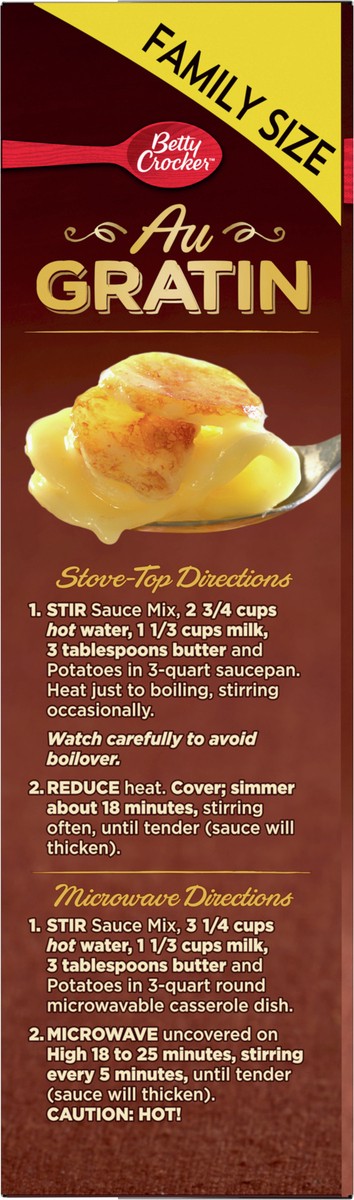 slide 2 of 12, Betty Crocker Au Gratin Potatoes, Made with Real Cheese, 7.7 oz, 7.7 oz