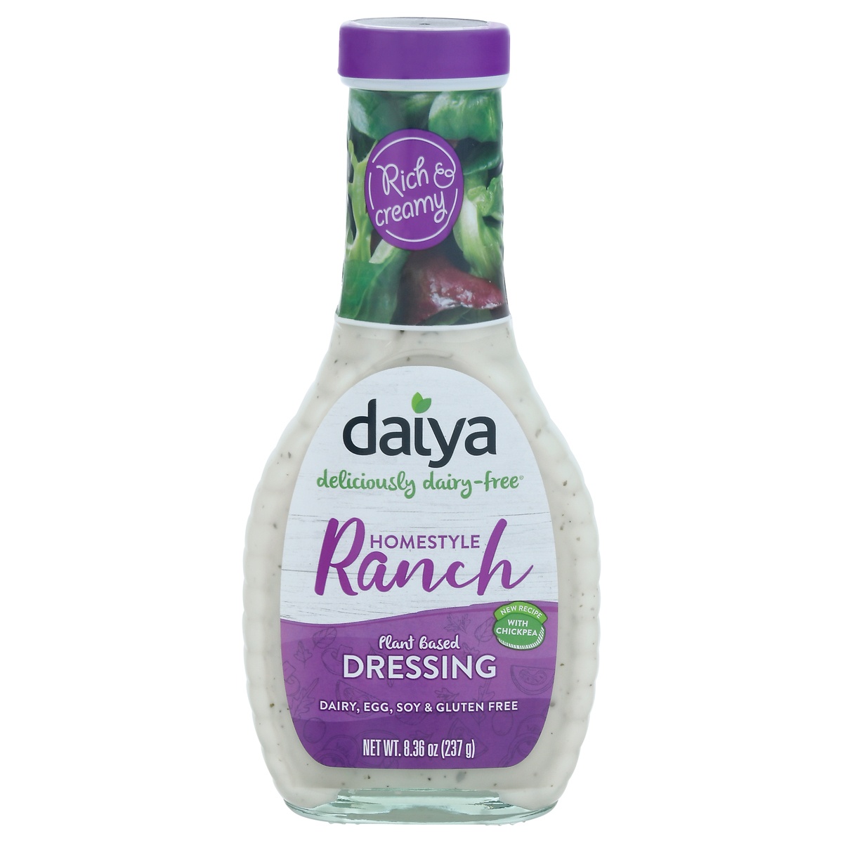 slide 1 of 1, Daiya Dairy Free Homestyle Ranch Vegan Salad Dressing - 8.36 oz, 8.36 oz