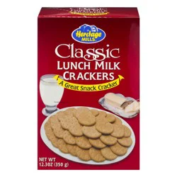 Heritage Mills Lunch Milk Classic Crackers
