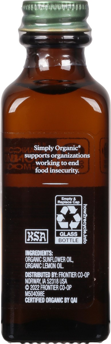 slide 3 of 9, Simply Organic Lemon Flavor, 2 oz