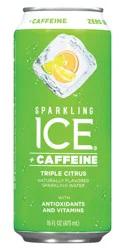 Sparkling ICE Caffeine Triple Citrus 16z