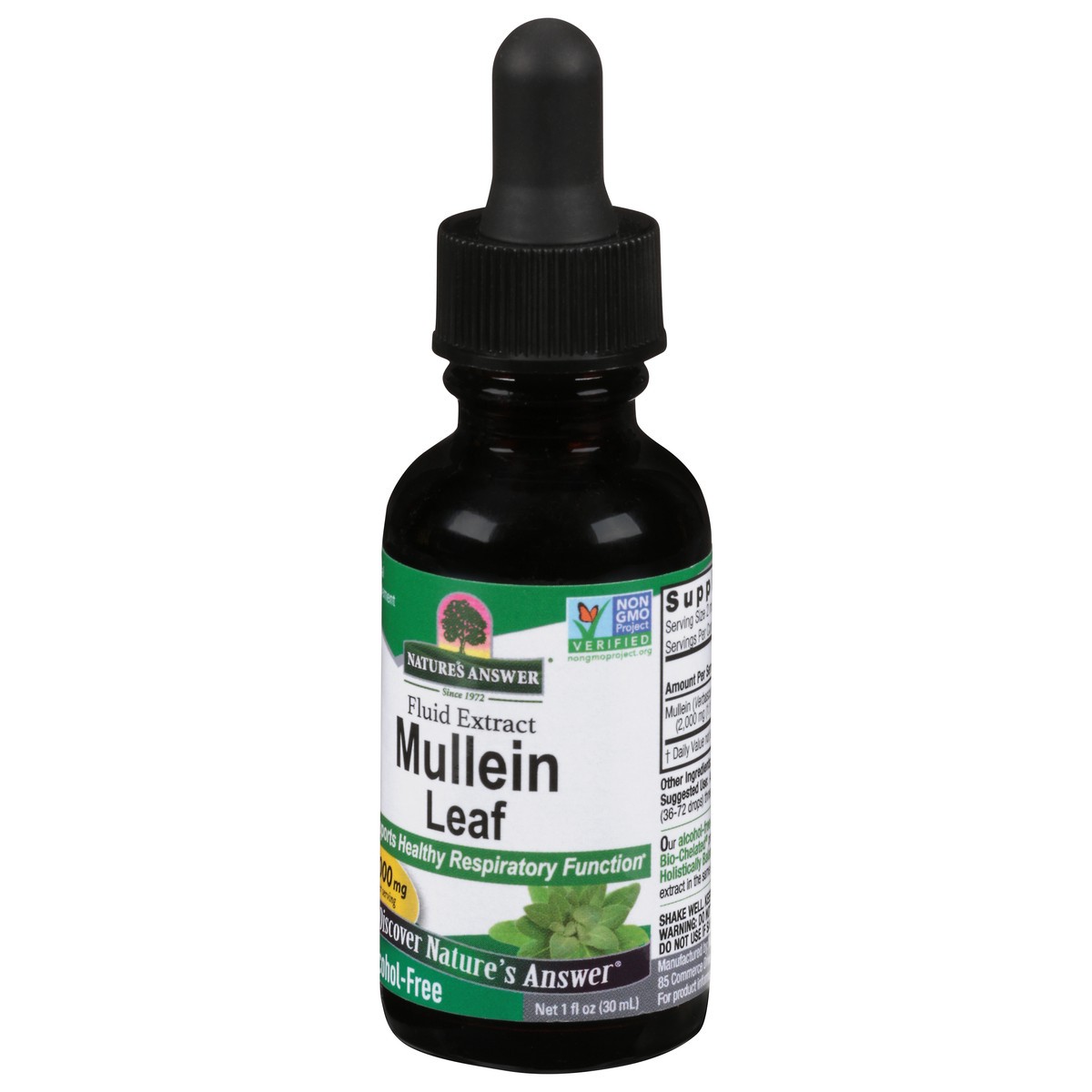 slide 5 of 12, Nature's Answer Fluid Extract Mullein Leaf 1 fl oz, 1 fl oz