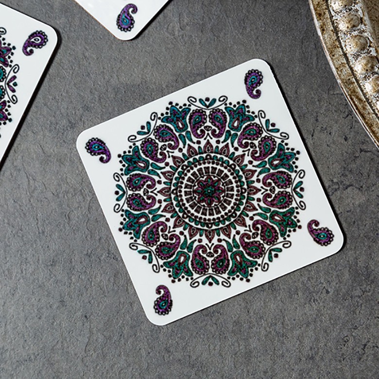 slide 6 of 6, Cricut Square Coaster Blanks, 3.75 in x 3.75 in