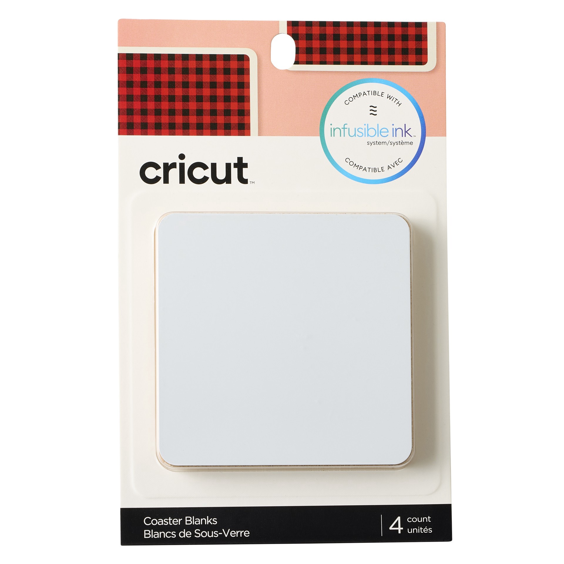 slide 3 of 6, Cricut Square Coaster Blanks, 3.75 in x 3.75 in