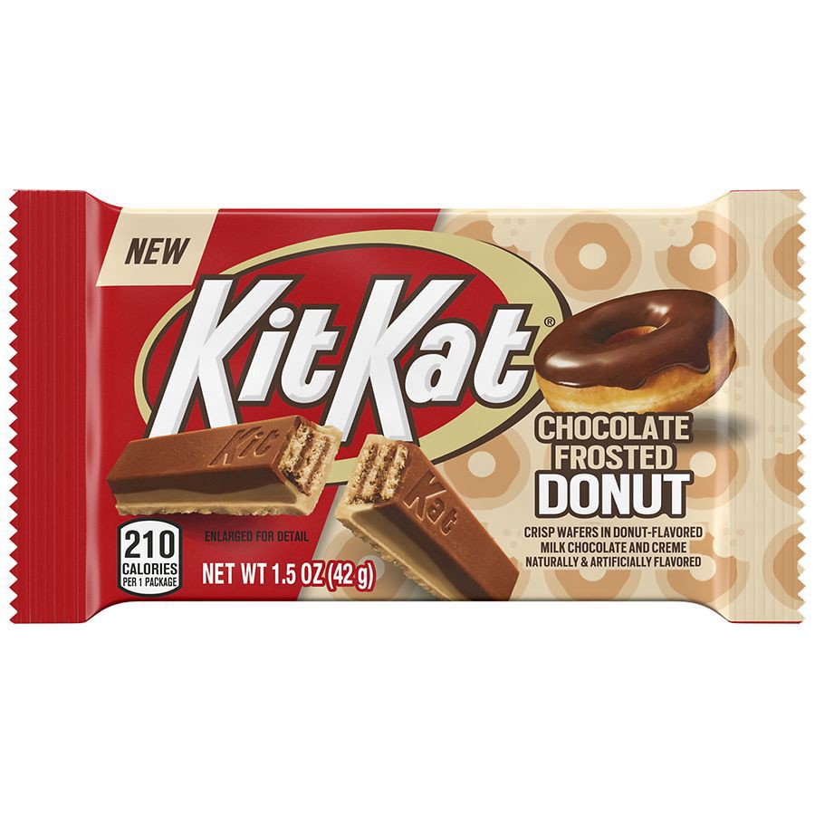 slide 1 of 1, KIT KAT Chocolate Frosted Donut Flavored Wafer Candy Bar, 1.5 oz, 1.5 oz