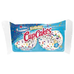 HOSTESS Birthday CupCakes Single Serve, 2 Count, 3.27 oz