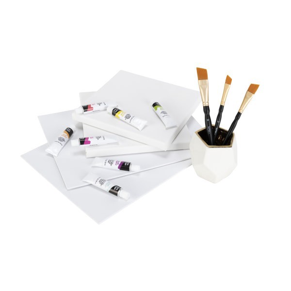 slide 2 of 7, Brea Reese Professional Heavy-Body Acrylic Paint, Neon & Metallic, Pack Of 12, 12 ct