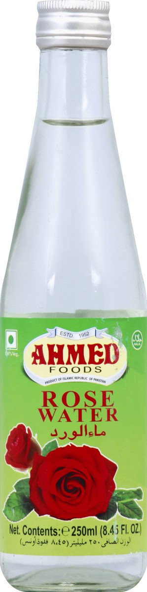 slide 1 of 2, Ahmed Rose Water, 8.45 oz