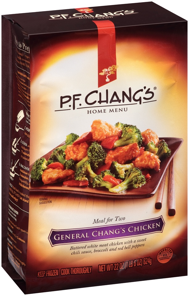 slide 1 of 1, P.F. Chang's Home Menu General Chang's Chicken Meal for Two, 22 oz