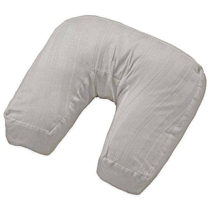 slide 1 of 1, Bedding Essentials Cotton Dobby Round Neck Pillow Protector - Ivory, 1 ct