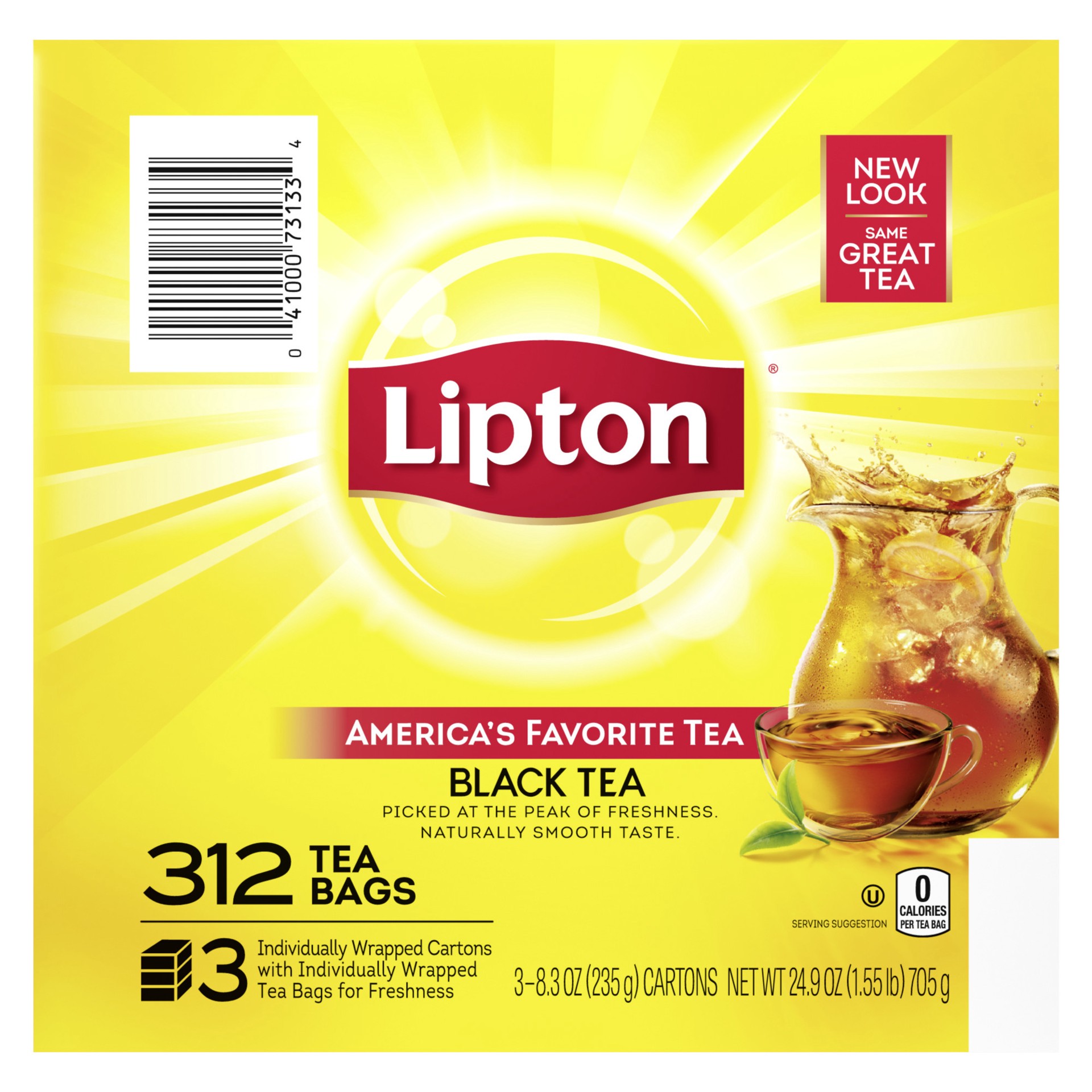 slide 5 of 6, Lipton Tea 3 ea, 3 ct