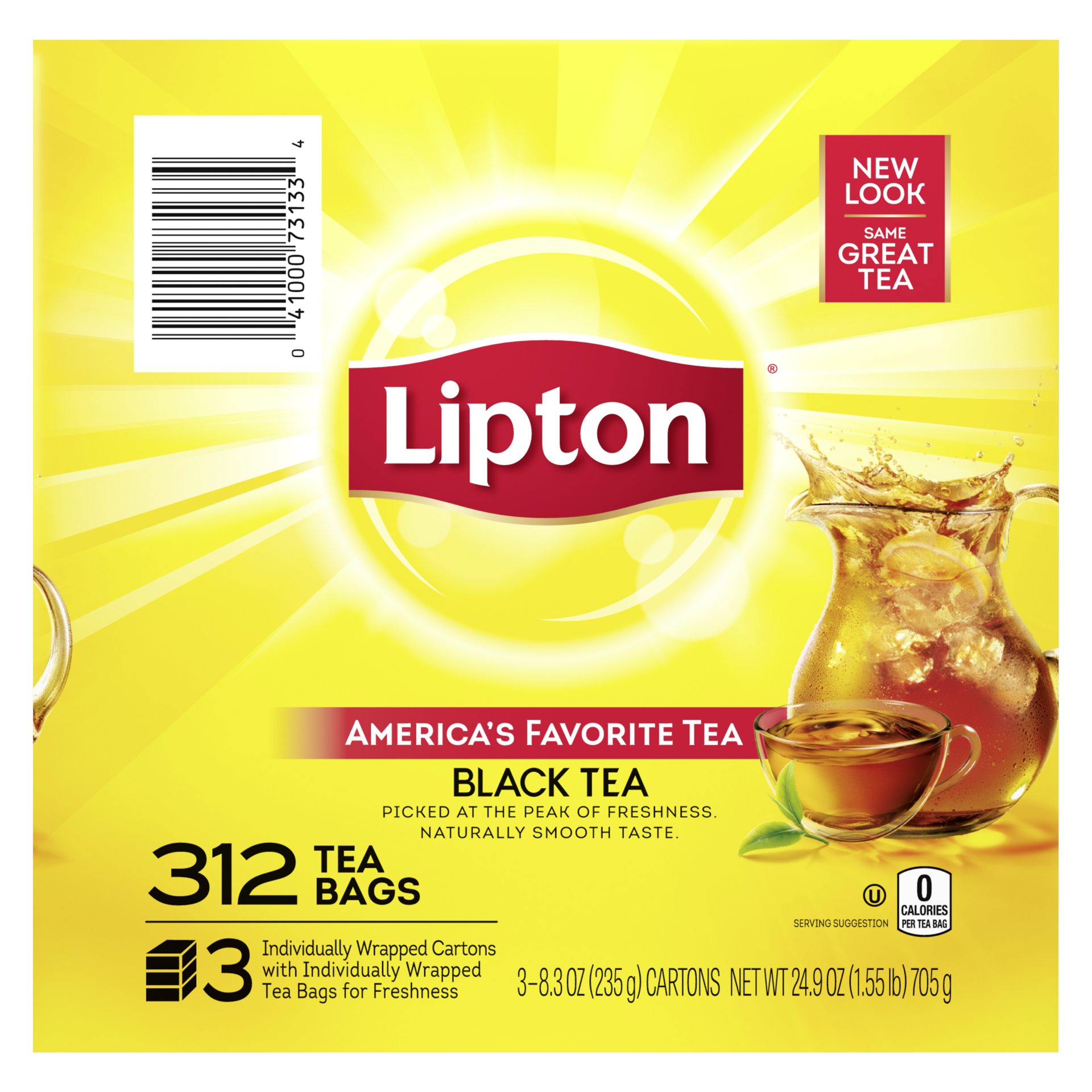 slide 3 of 6, Lipton Tea 3 ea, 3 ct