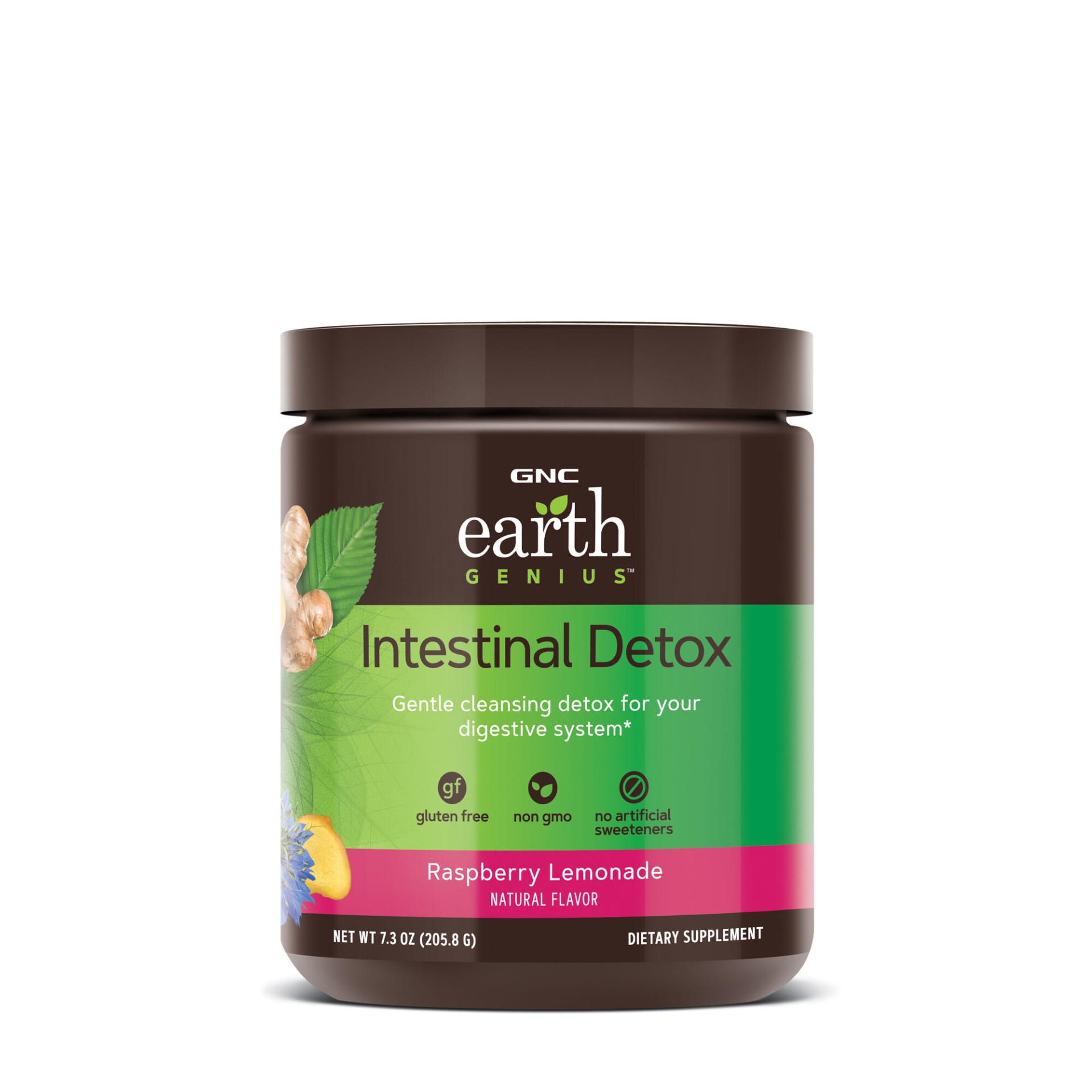 slide 1 of 1, GNC Earth Genius Intestinal Detox - Raspberry Lemonade (California Only), 1 ct