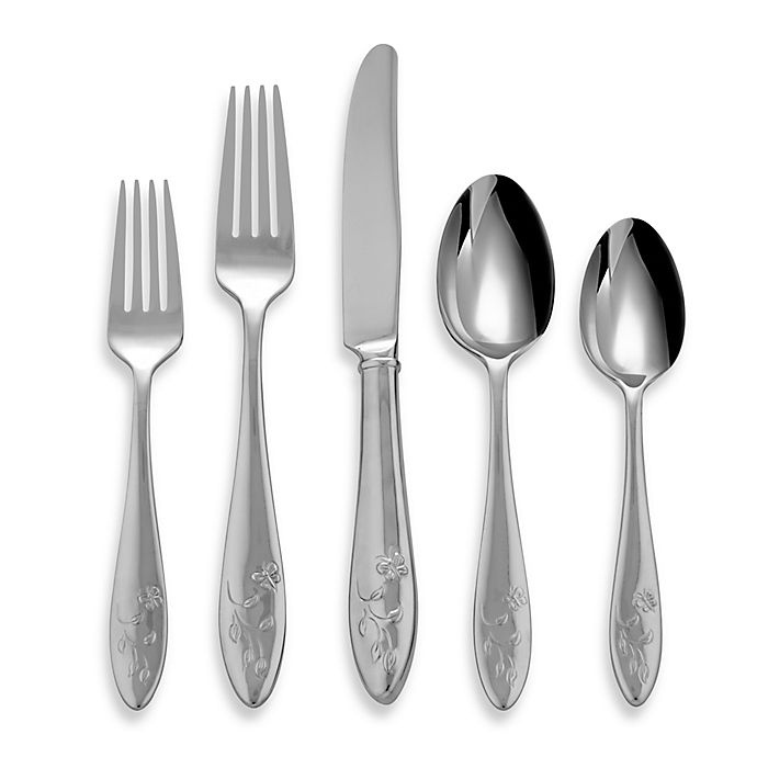 slide 1 of 1, Lenox Butterfly Meadow Flatware Set, 5 ct