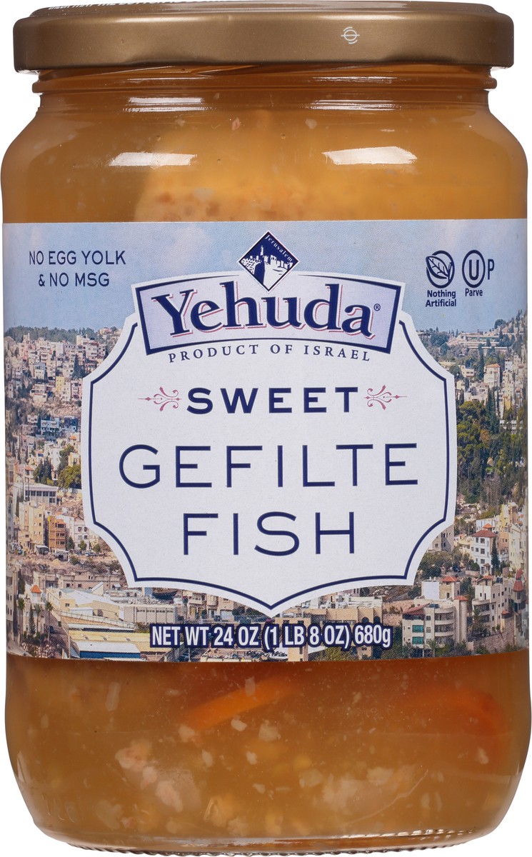 slide 9 of 12, Yehuda Sweet Gefilte Fish 24 oz, 24 oz