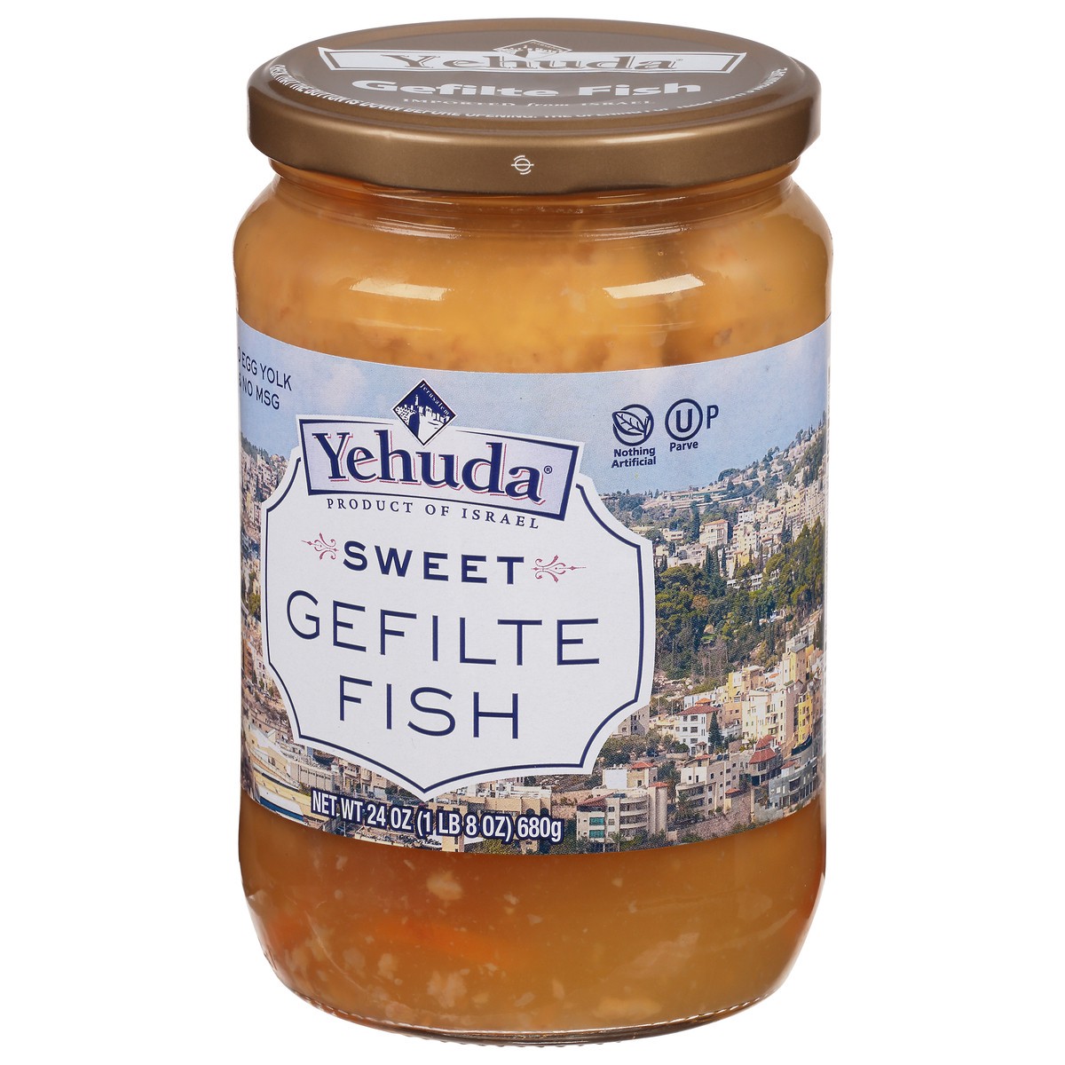 slide 12 of 12, Yehuda Sweet Gefilte Fish 24 oz, 24 oz