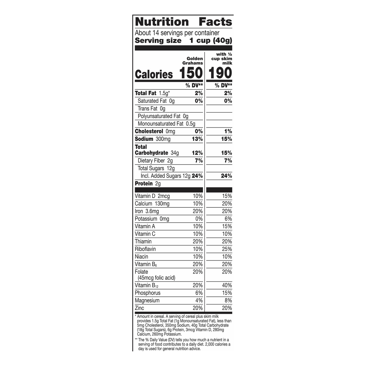 slide 5 of 10, Golden Grahams Family Size Cereal, 19.6 oz