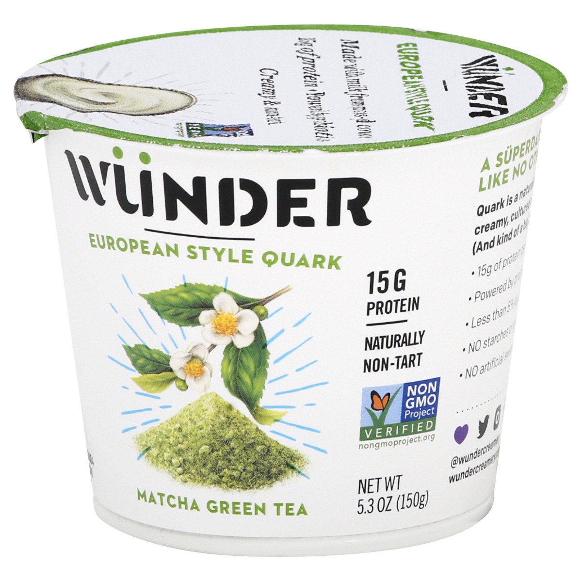 slide 9 of 13, Wünder Creamery European Style Matcha Green Tea Quark - 5.3 oz, 5.3 oz