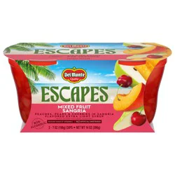 Del Monte Escapes Mixed Fruit Sangria - 2-7 oz Cups