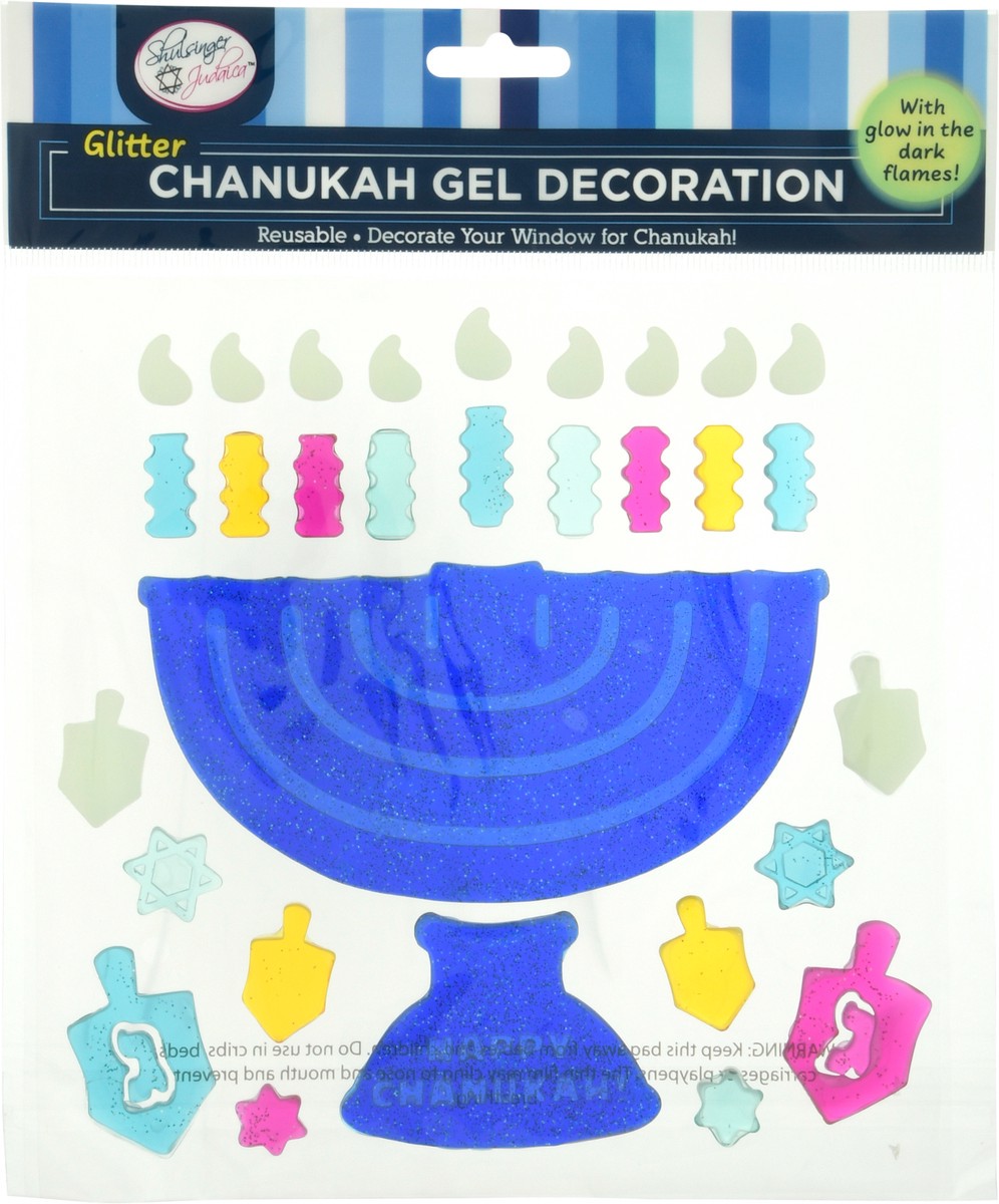 slide 5 of 9, Rite Lite Glitter Chanukah Gel Decoration 1 ea Bag, 1 ct