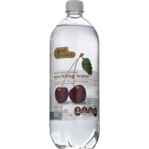 slide 1 of 1, CVS Gold Emblem Sparkling Water Black Cherry - 33.81 oz, 33.81 oz