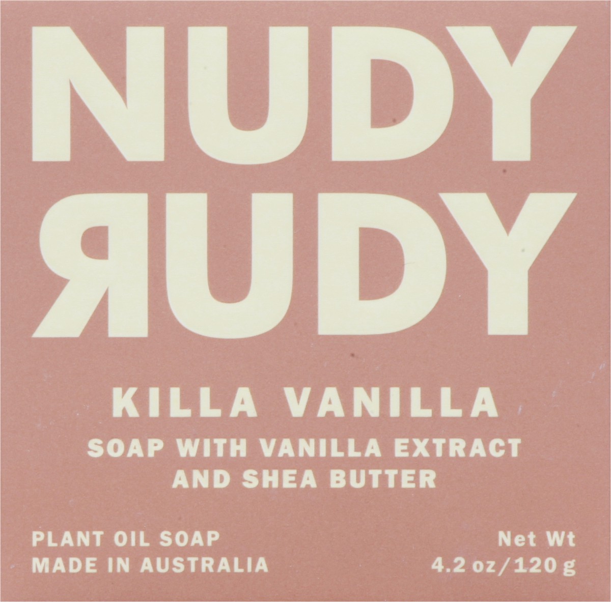 slide 4 of 9, Nudy Rudy Plant Oil Soap, Killa Vanilla, 4.2 oz