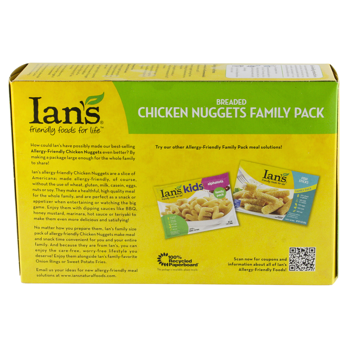 slide 8 of 33, Ian's Family Pack Gluten Free Breaded Chicken Nuggets 20 oz, 20 oz