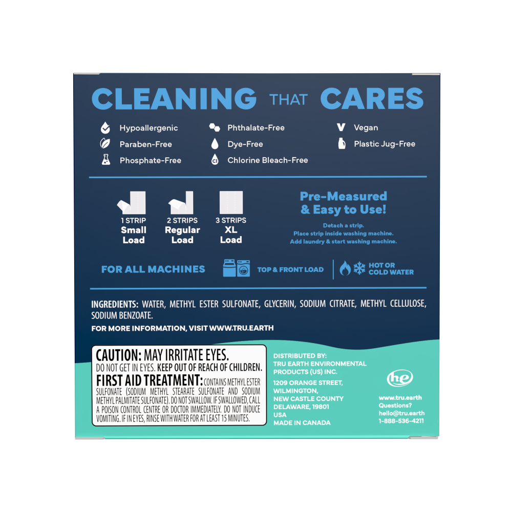 slide 2 of 2, Tru Earth® Ultra Laundry Detergent Sheets - Fragrance Free, 54 ct