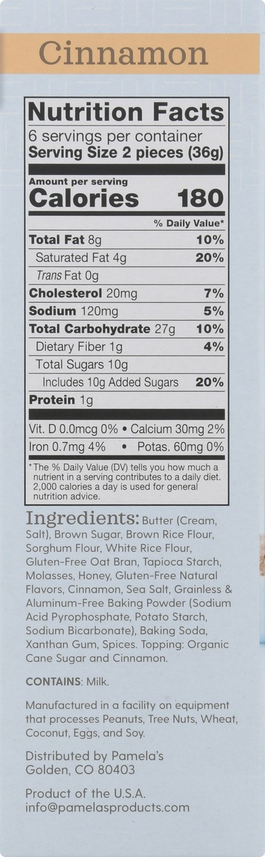 slide 2 of 9, Pamela's Gluten Free Cinnamon Graham Style Crackers, 7.5 oz