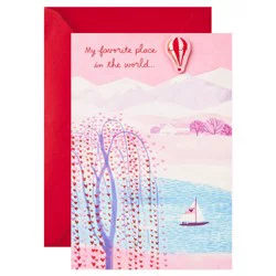 Hallmark Hot Air Balloon Valentine Valentines Day Pop Up Card for Significant Other 1 ea