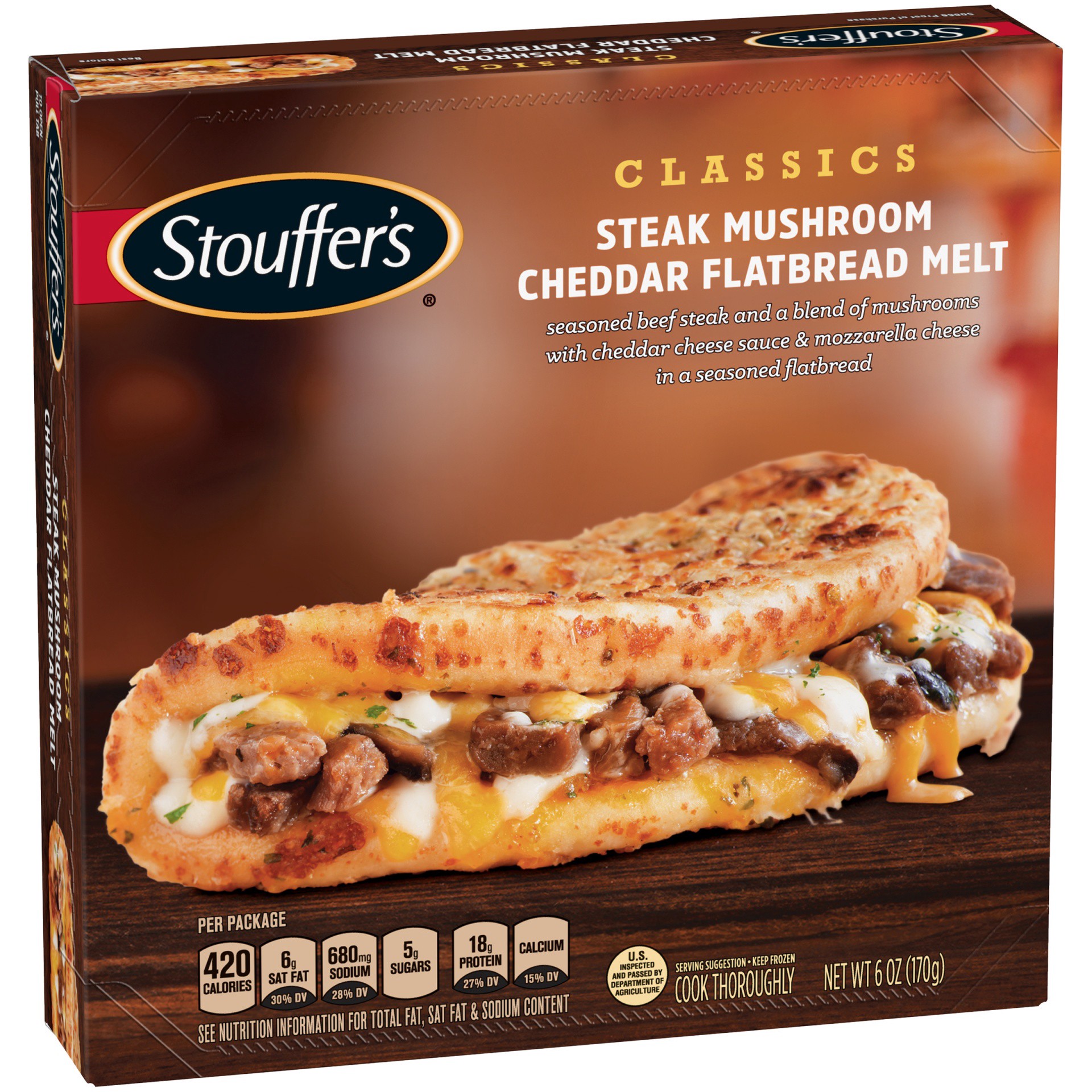 slide 9 of 10, Stouffer's Sandwich, 6 oz