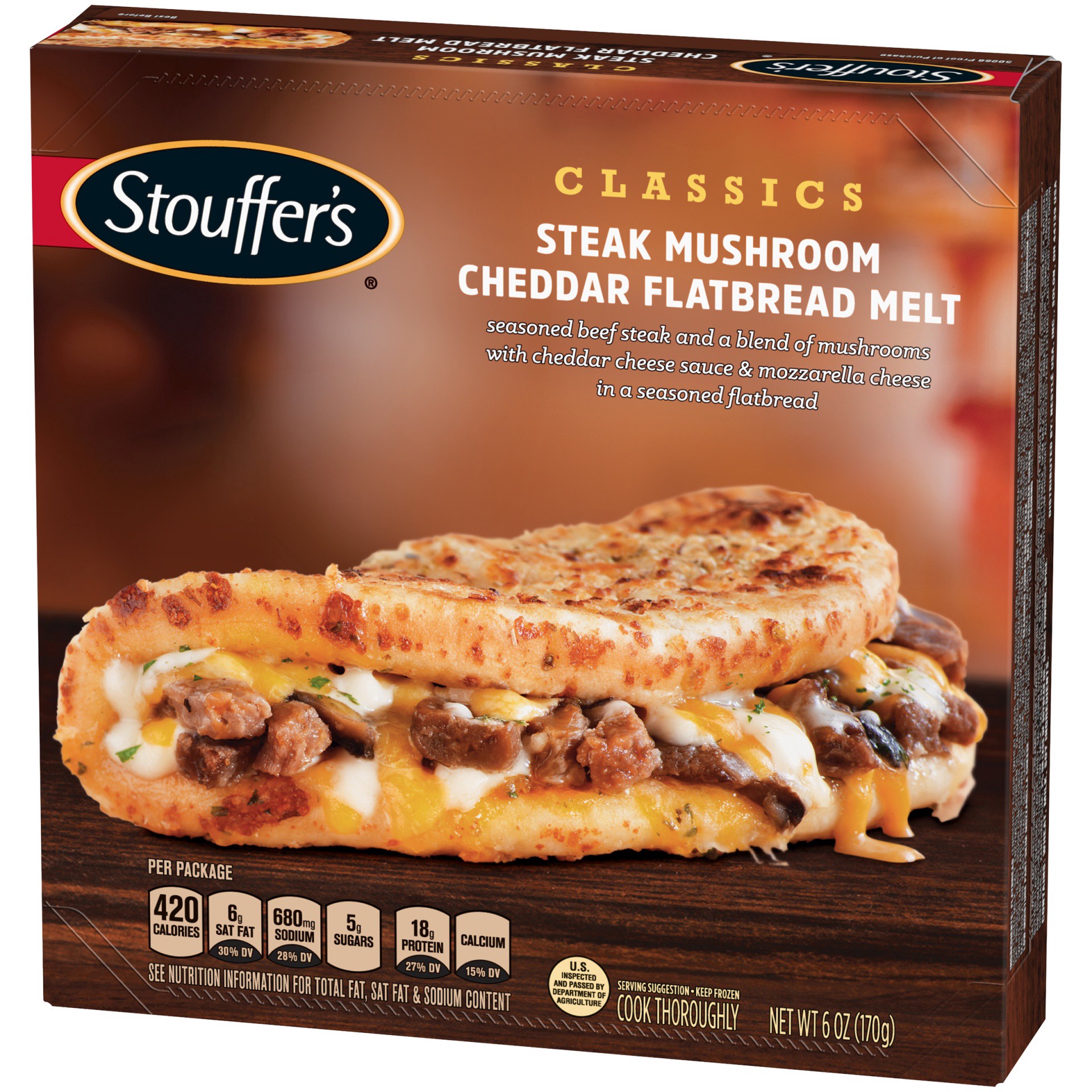 slide 4 of 10, Stouffer's Sandwich, 6 oz