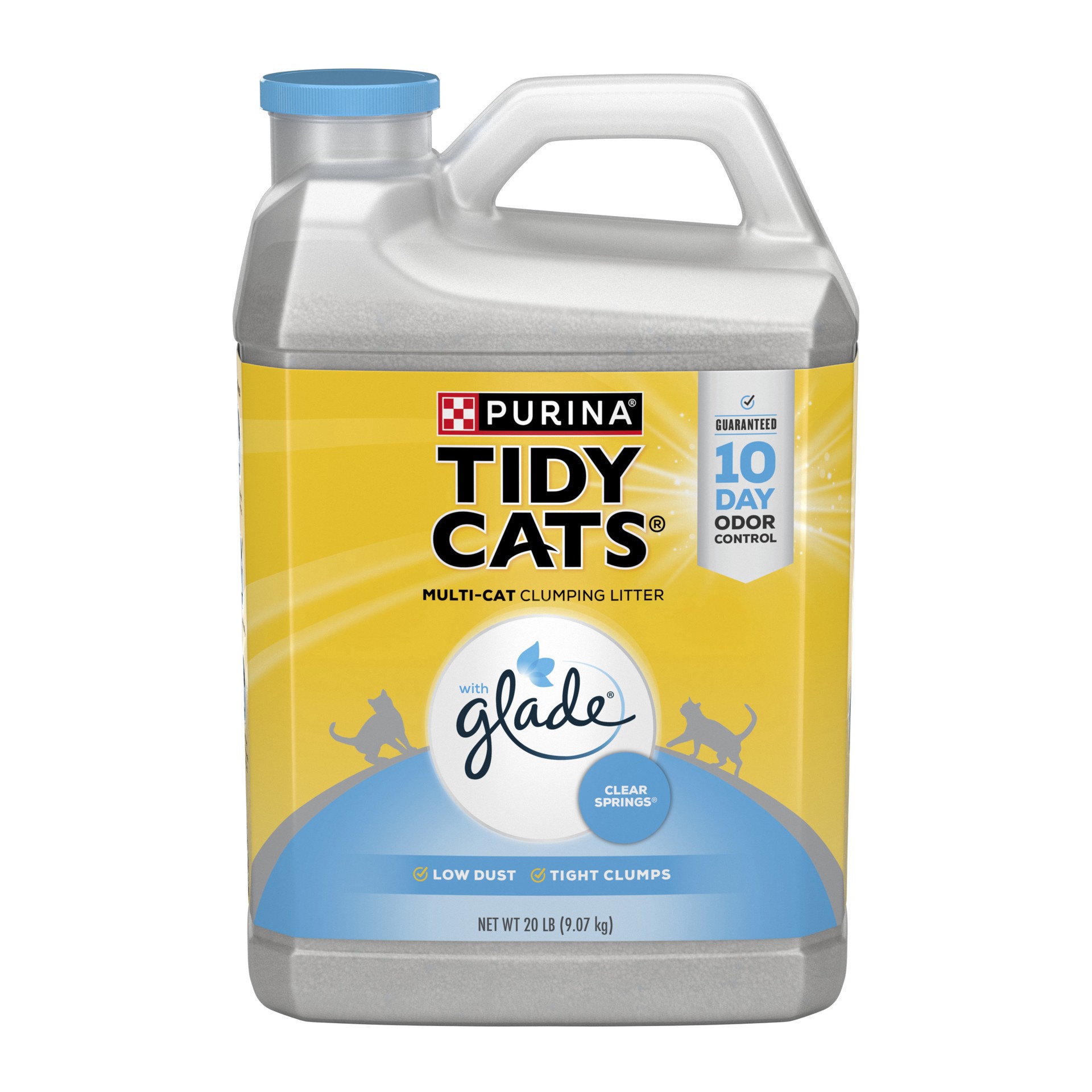 slide 1 of 8, Tidy Cats Purina Tidy Cats with Glade Tough Odor Solutions Multiple Cats Clumping Litter - 20lbs, 20 lb