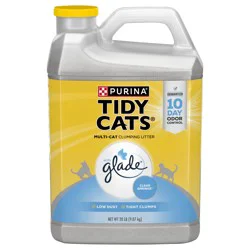 Tidy Cats Purina Tidy Cats Clumping Multi Cat Litter, Glade Clear Springs - 20 lb. Jug