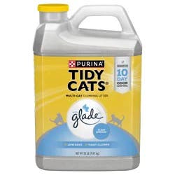 Tidy Cats Purina Tidy Cats Clumping Multi Cat Litter, Glade Clear Springs - 20 lb. Jug