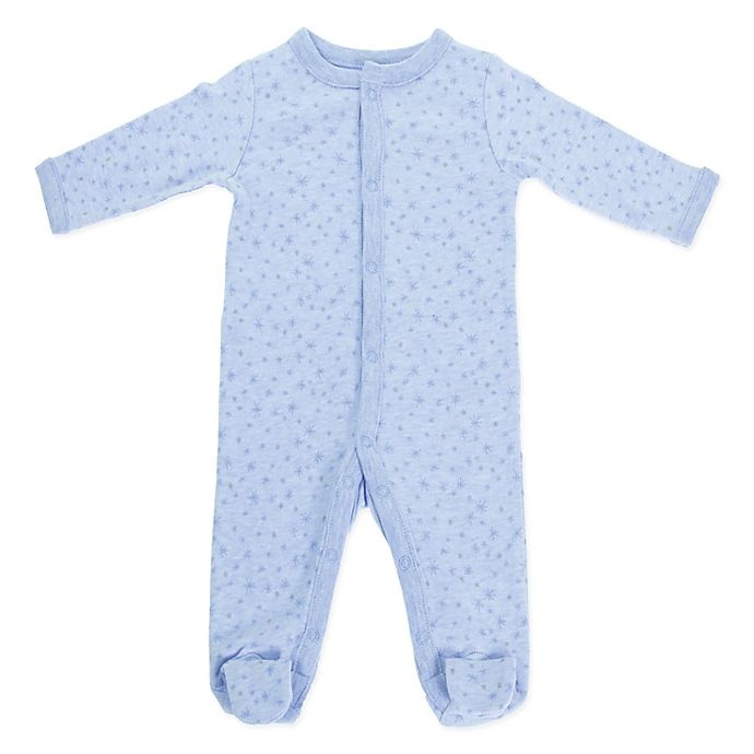 slide 1 of 1, Sterling Baby Preemie Star Footie - Blue, 1 ct